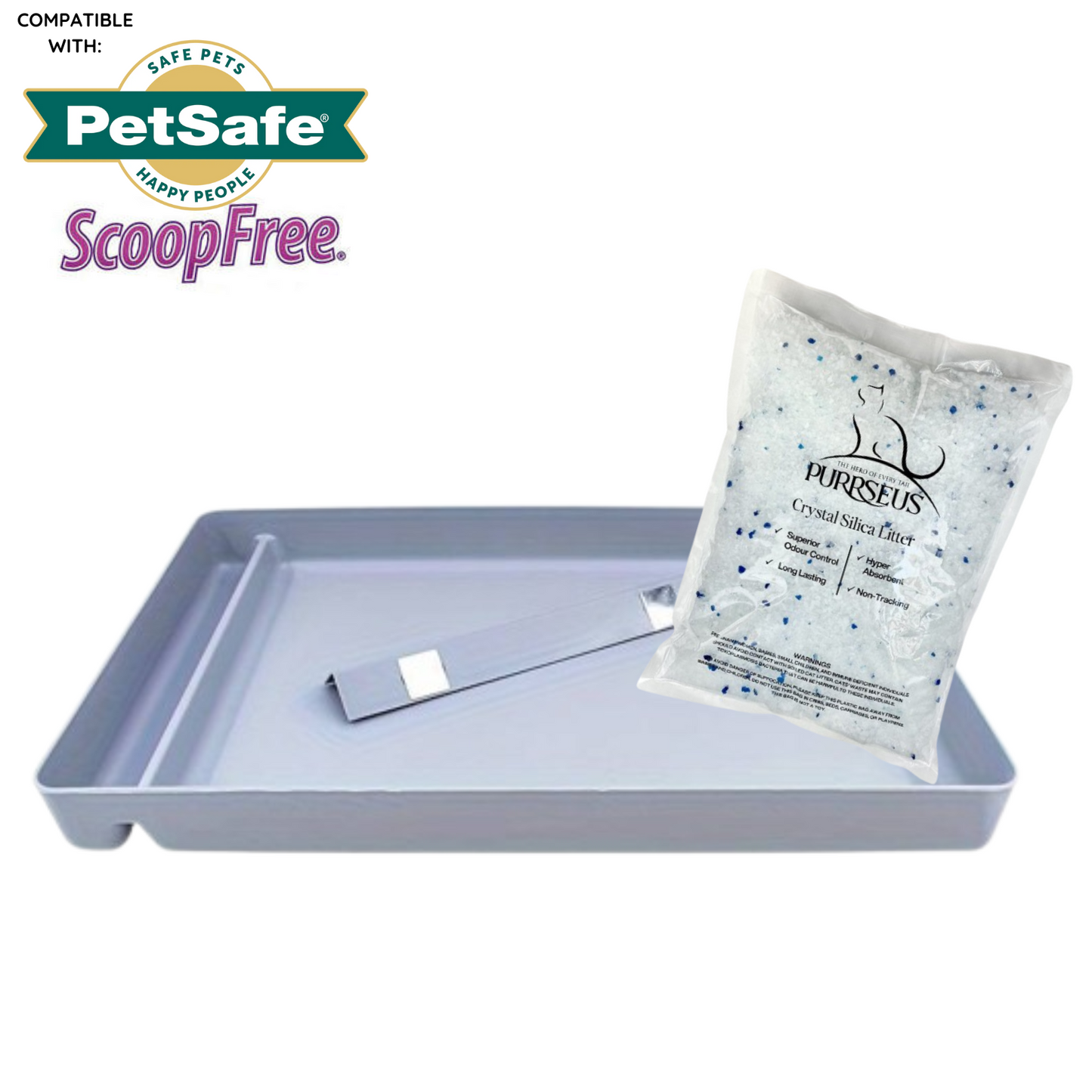 PetSafe ScoopFree Reusable Cat Litter Tray - Automatic Self Cleaning Litter Box